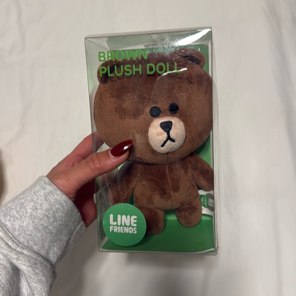 LINE Brown bear new still in box